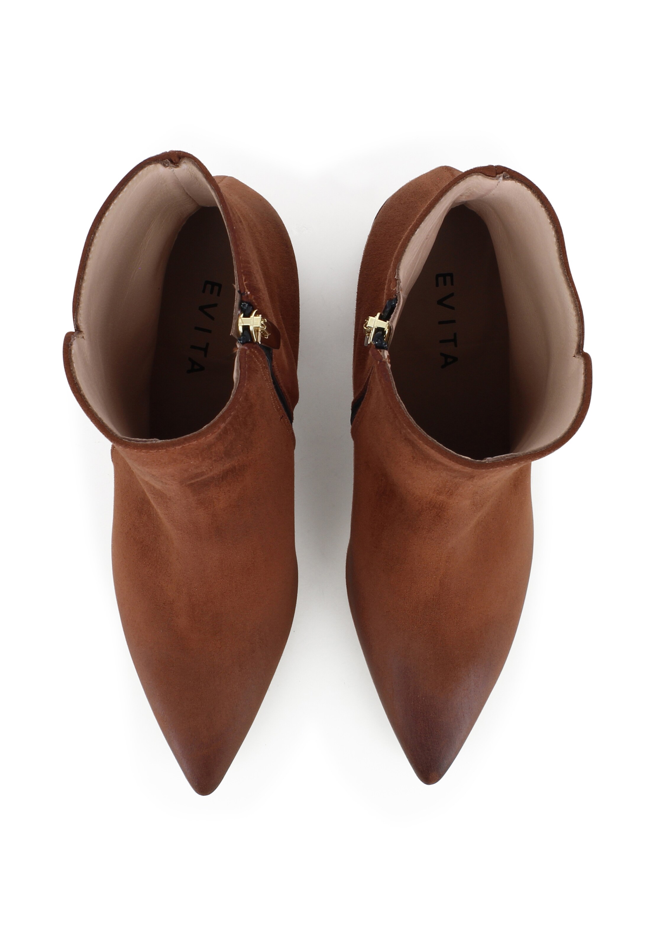 EVITA Enkellaarsjes 'DARIANA' in Bruin