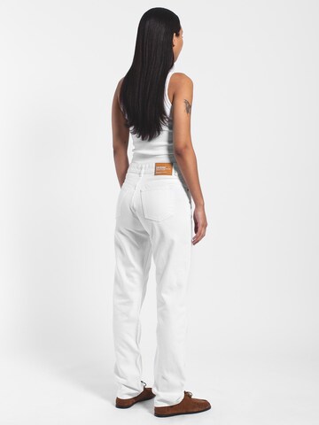 Dr. Denim Regular Jeans 'Drdenimarch Mid Straight' in Wit