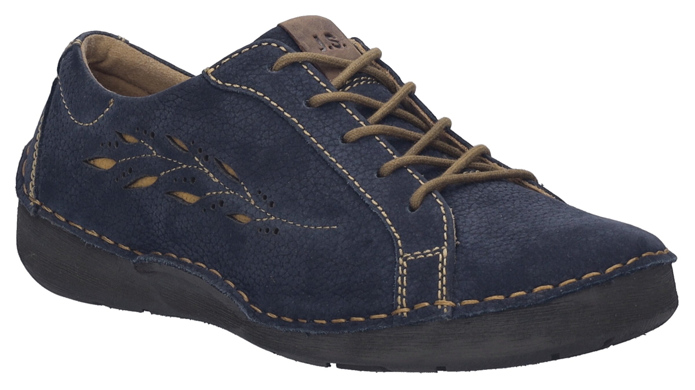 JOSEF SEIBEL Schnürschuh in Blau: Vorderseite