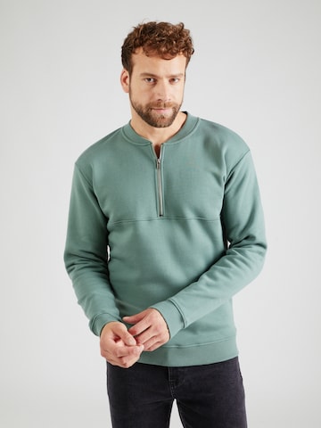 ABOUT YOU x Kevin Trapp Sweatshirt 'Enrico' in Groen: voorkant