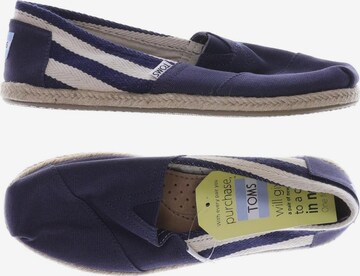 TOMS Halbschuh 38,5 in Blau: predná strana