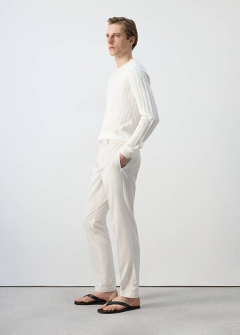 MANGO MAN Pullover 'Baluard' in Weiß