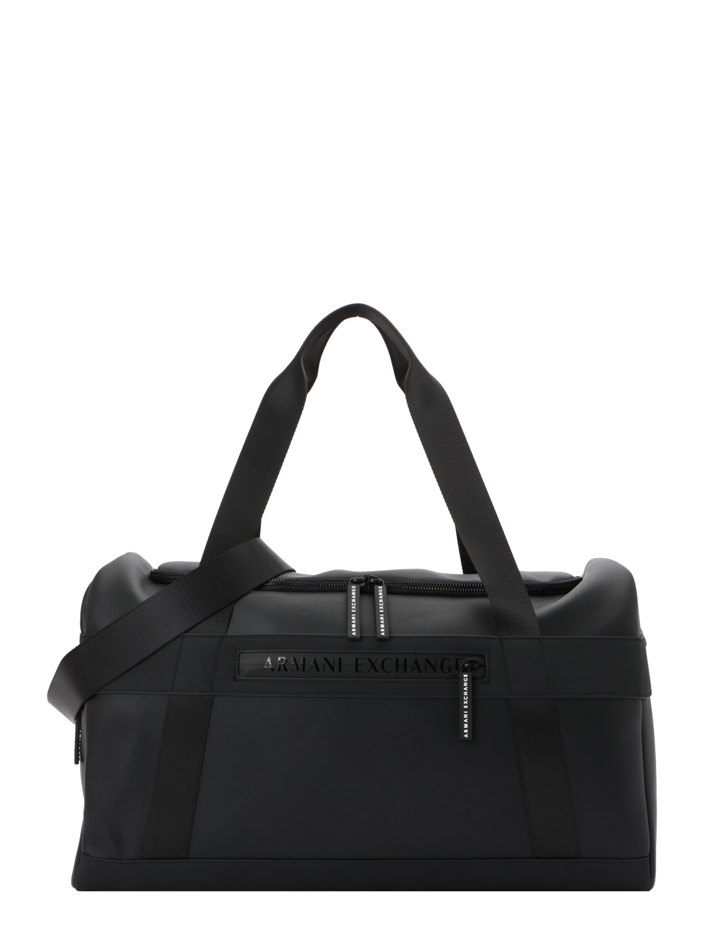 ARMANI EXCHANGE Дорожная сумка 'HOLDALL' в Черный: спереди