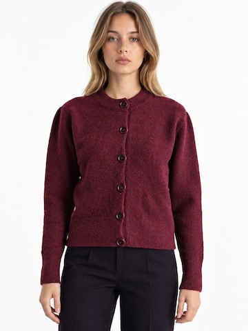 Viorna Knit cardigan 'Strickjacken' in Red: front