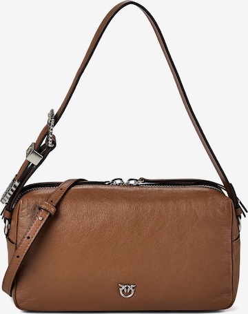 Sac bandoulière 'Bauletto ' PINKO en marron : devant