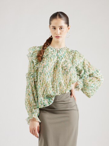 Peppercorn Blouse in Green: front