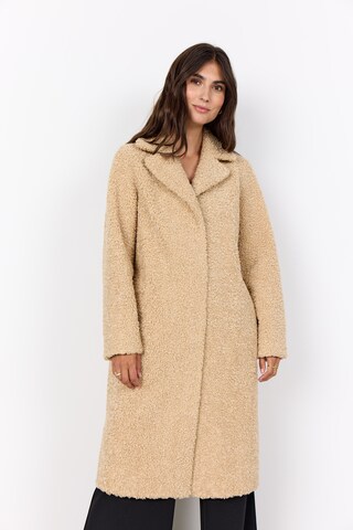 Soyaconcept Winter Coat in Beige: front
