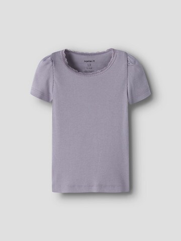NAME IT T-Shirt 'NMFKab' in Lila