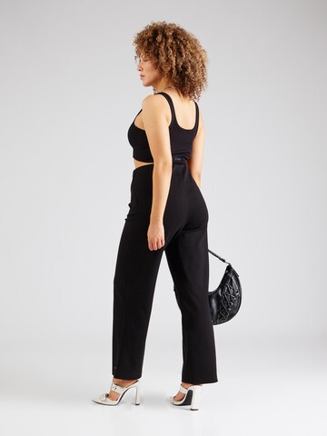 Wide Leg Pantalon 'AUGUSTA' Vero Moda Curve en noir