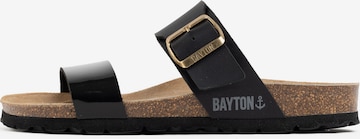 Bayton Mules 'Valence' in Black: front