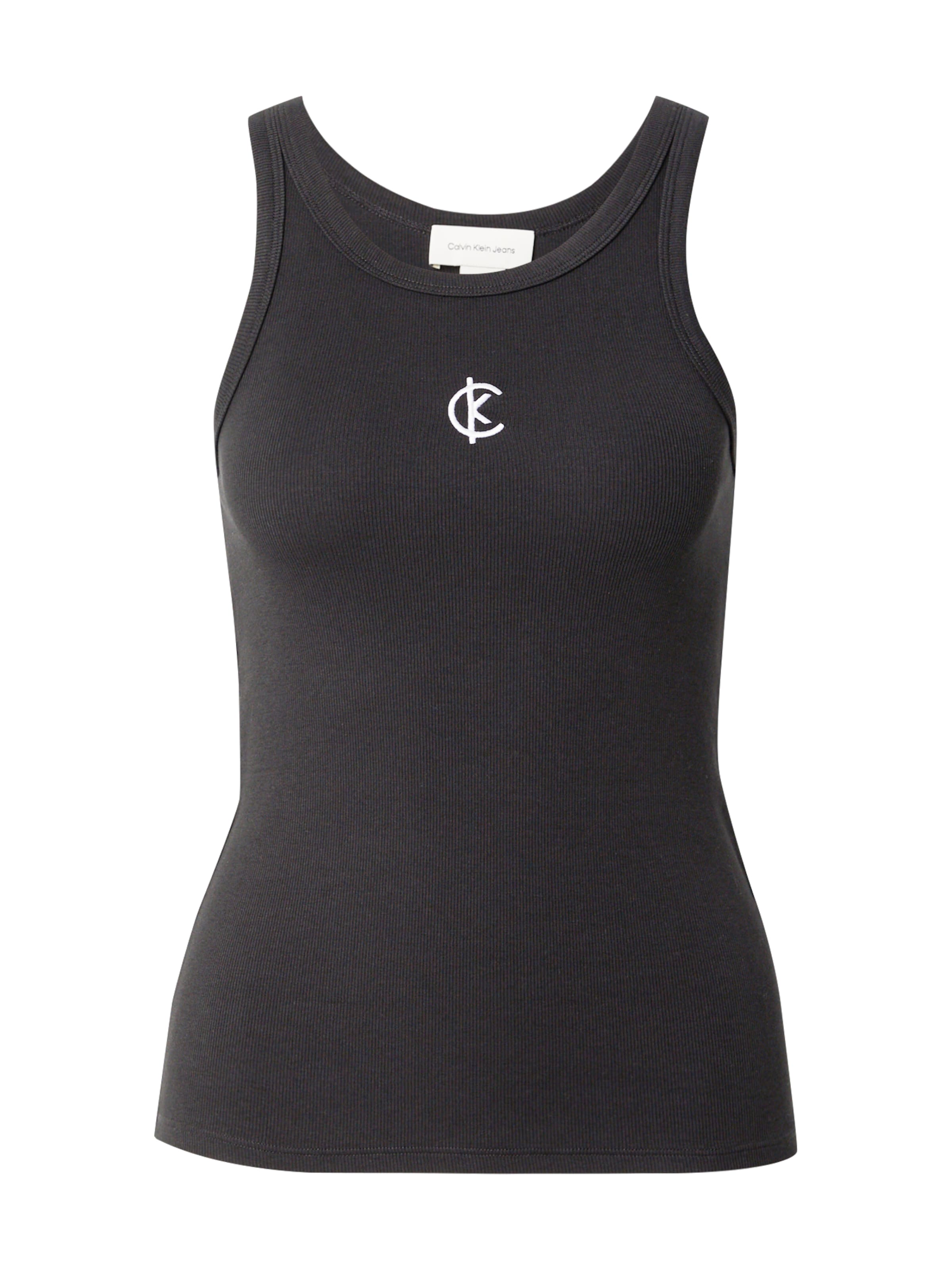 Calvin Klein Jeans Top in Schwarz: Vorderseite