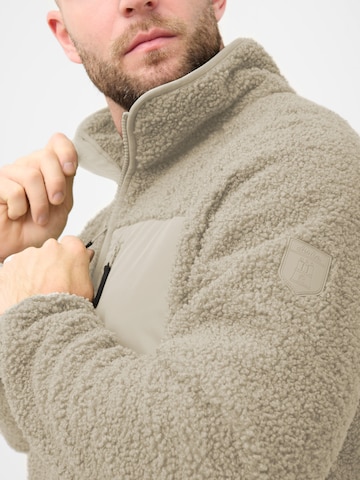 Derbe Fleece Jacket 'Kuschelby' in Grey