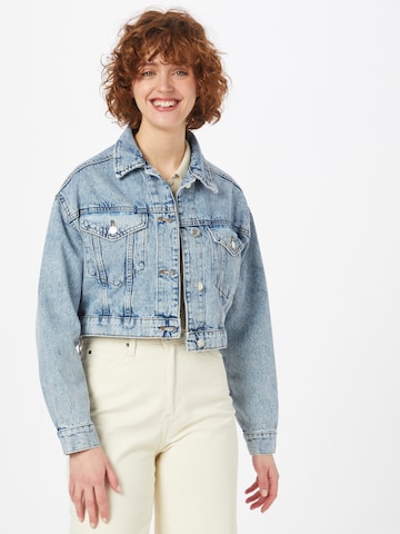 Veste mi-saison Gina Tricot en bleu : devant