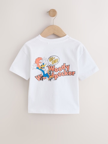 Next T-Shirt 'Woody Woodpecker' in Weiß