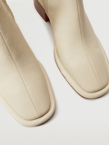 Bottines 'West' MANGO en blanc