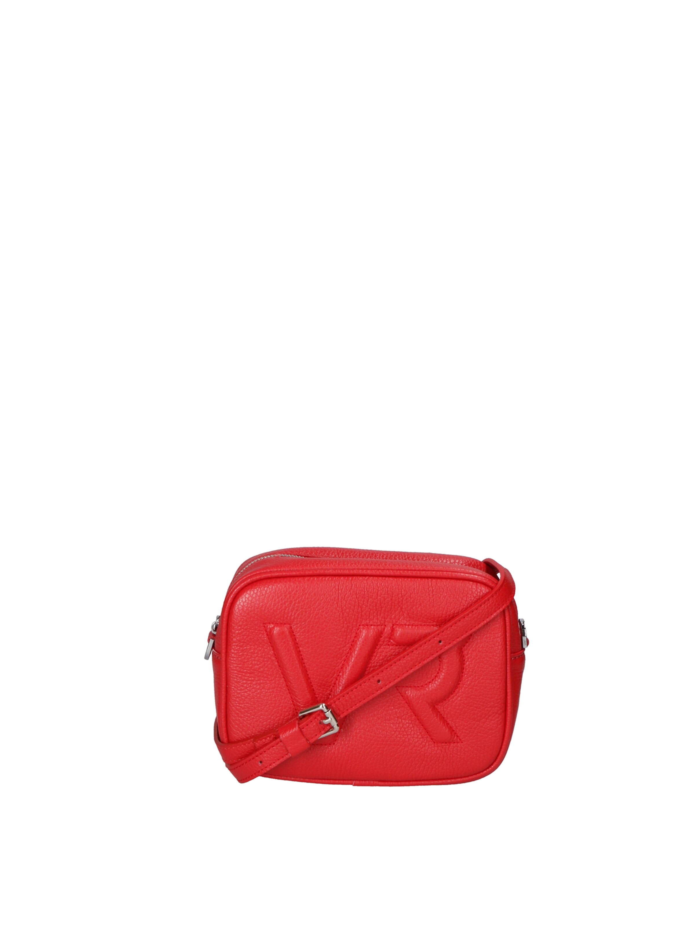 Borsa a tracolla 'Borsa a Tracolla Donna Pelle Virginia Rhinè Zip' di Virginia Rhinè in rosso