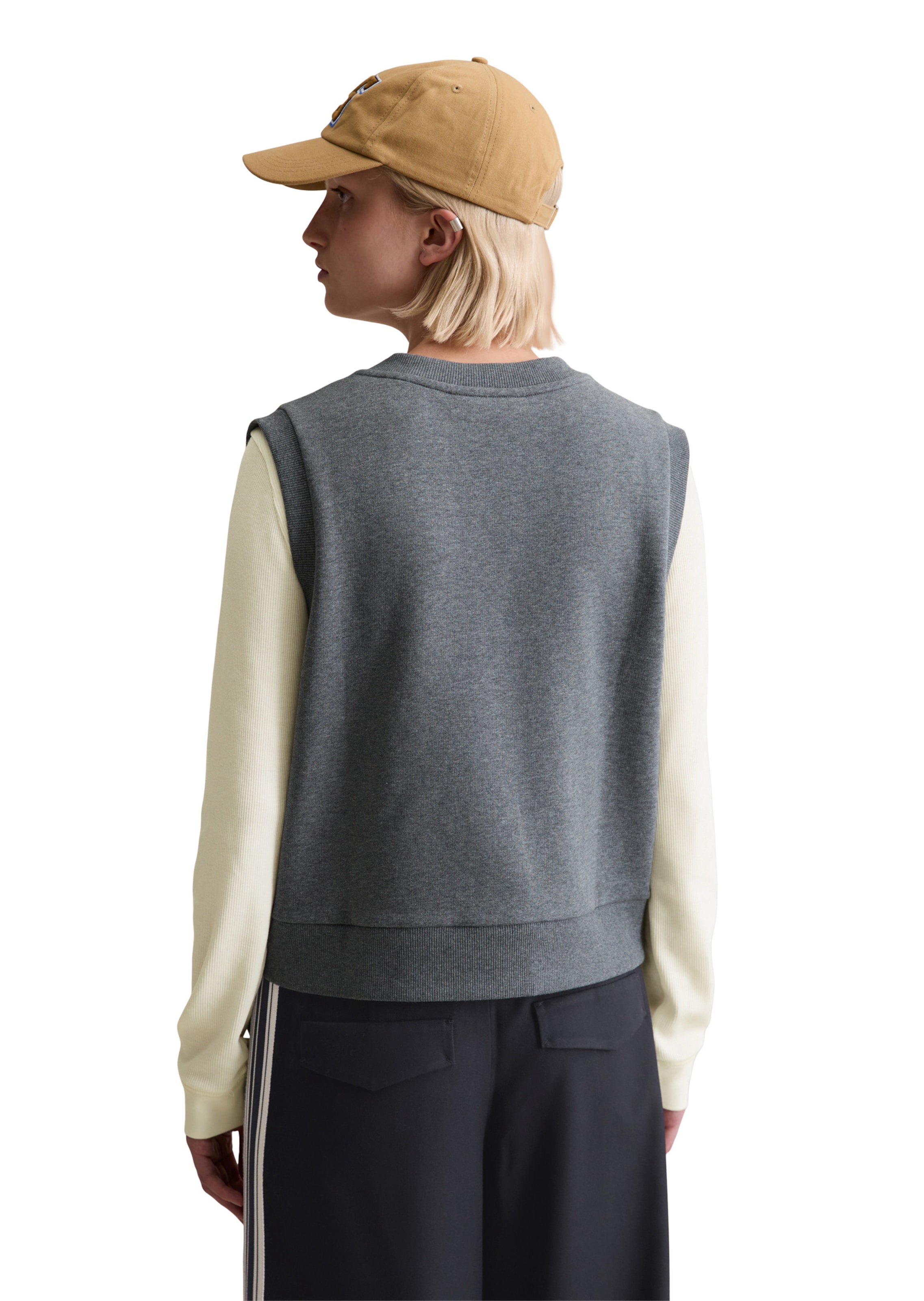 Marc O'Polo DENIM Pullunder in Grau