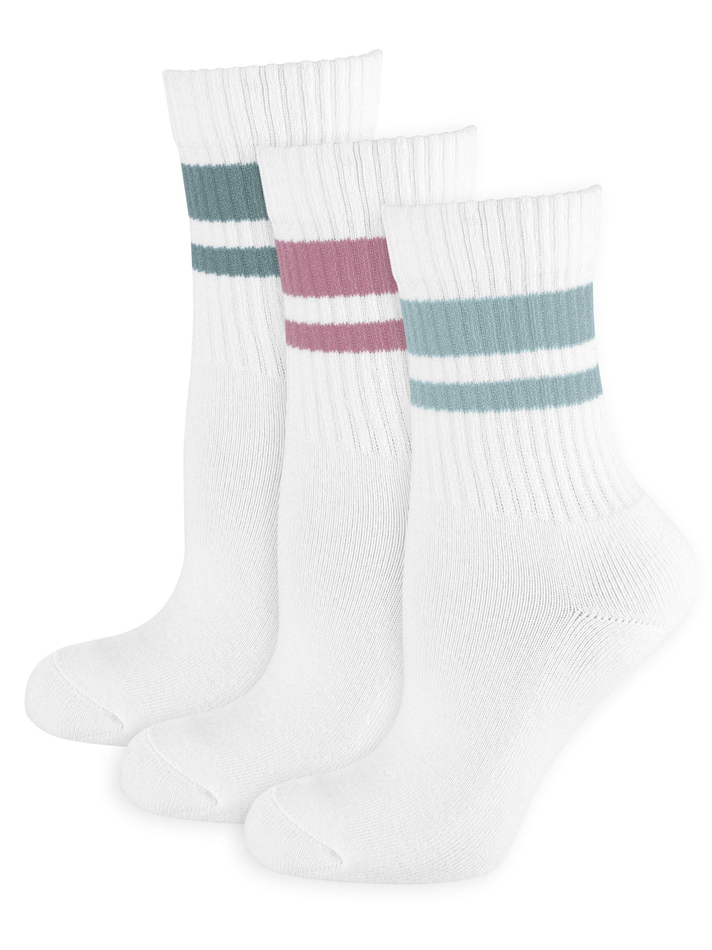Nur Die Sportsocken ' Frotteesohle ' in 35-38 in weiß, Produktansicht