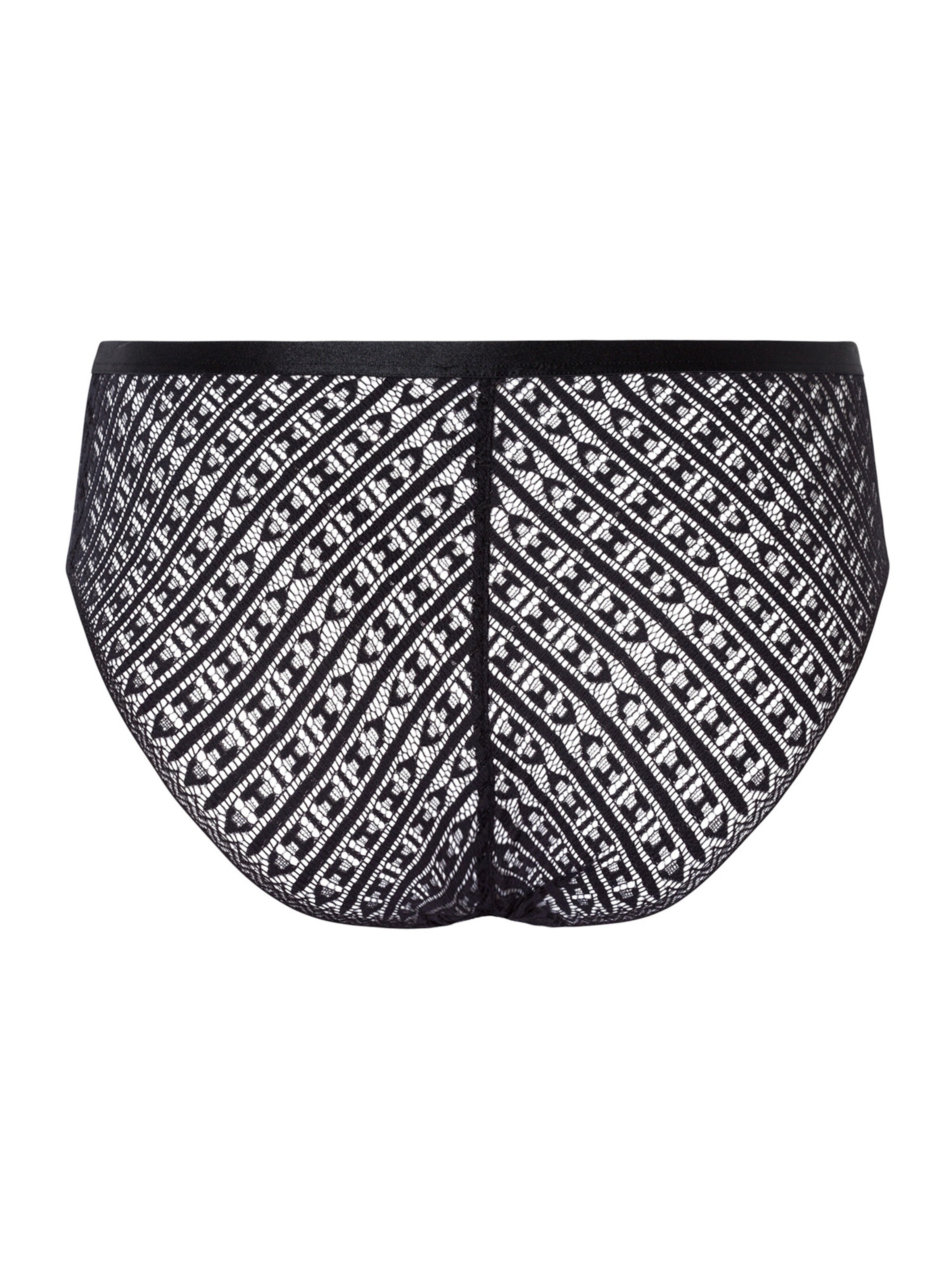 Hanro Minislip ' Hedy ' in Schwarz