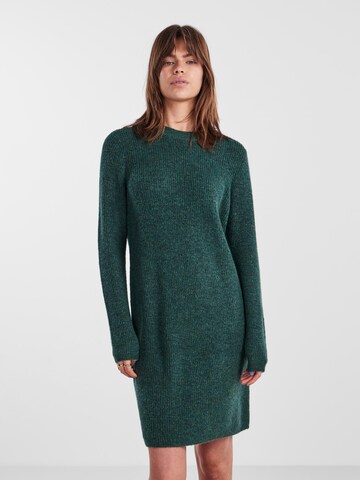 PIECES Knitted dress 'Ellen' in Green: front