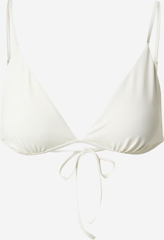 Triangle Hauts de bikini 'Kora' LENI KLUM x ABOUT YOU en blanc : devant