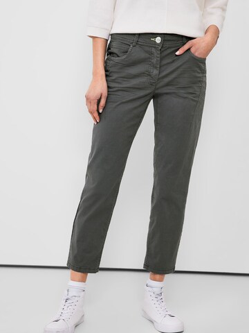 CECIL Regular Pants 'Scarlett' in Green