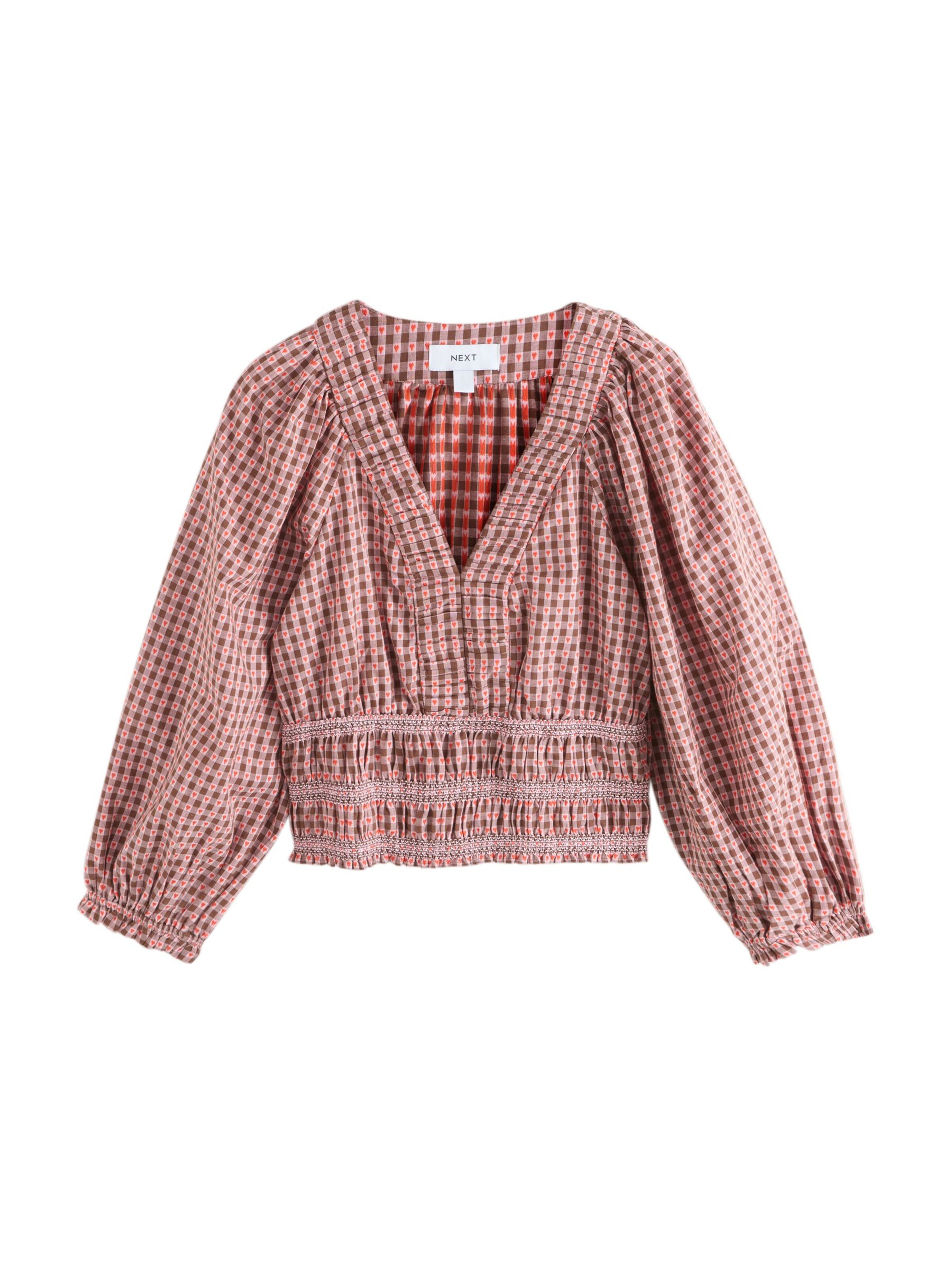 Next Блузка в Коричневый: спереди