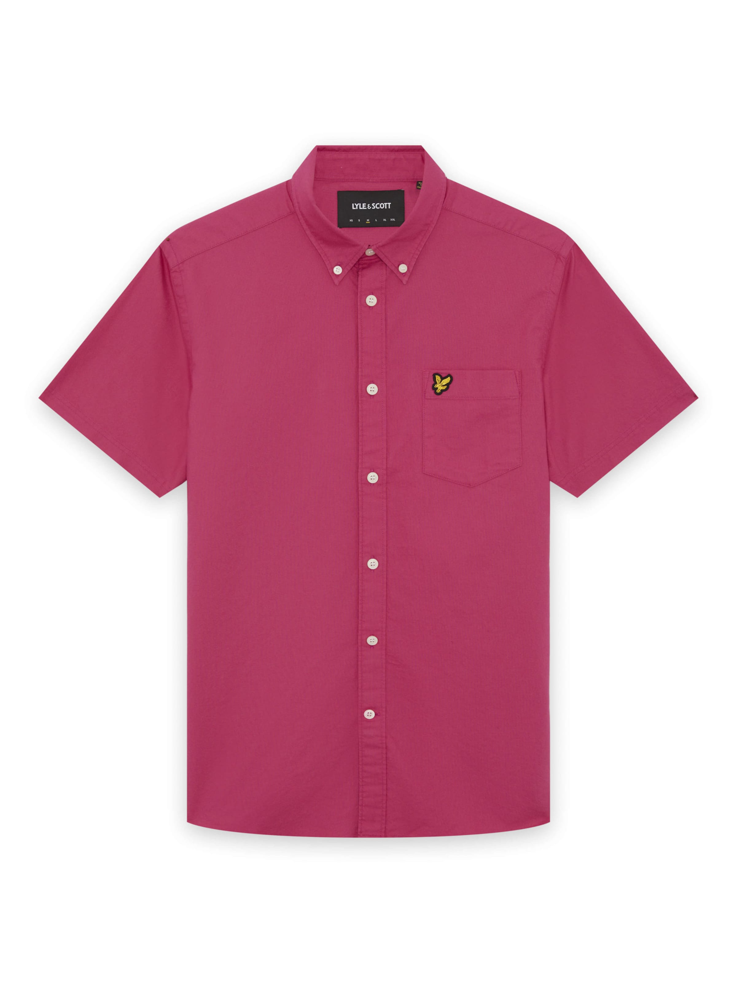 Lyle & Scott Overhemd in de kleur Donkerroze, Productweergave