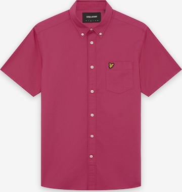 Coupe regular Chemise Lyle & Scott en rose : devant