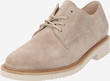 GABOR Lace-Up Shoes in Beige: front