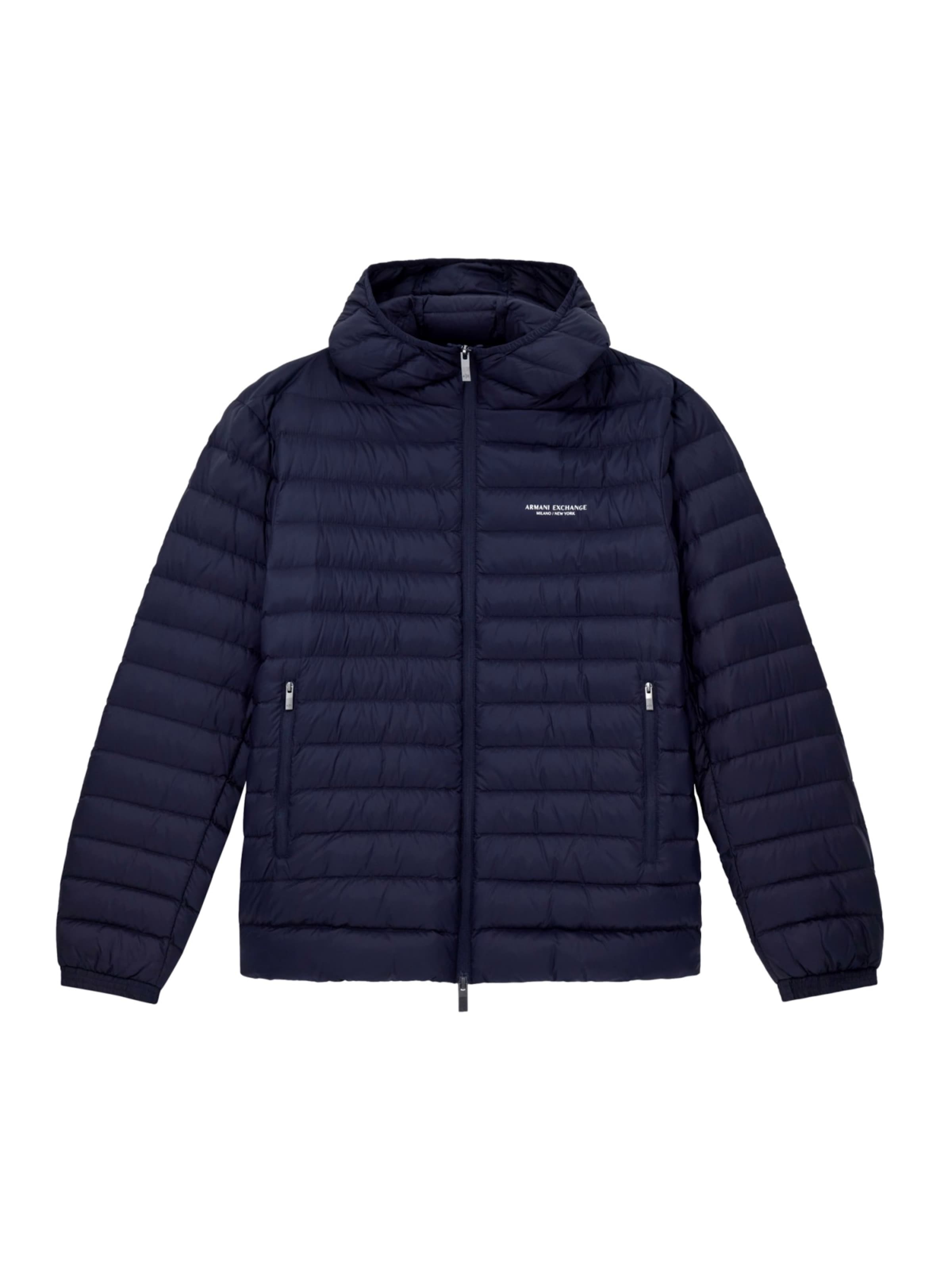 Giacca invernale di ARMANI EXCHANGE in blu: frontale