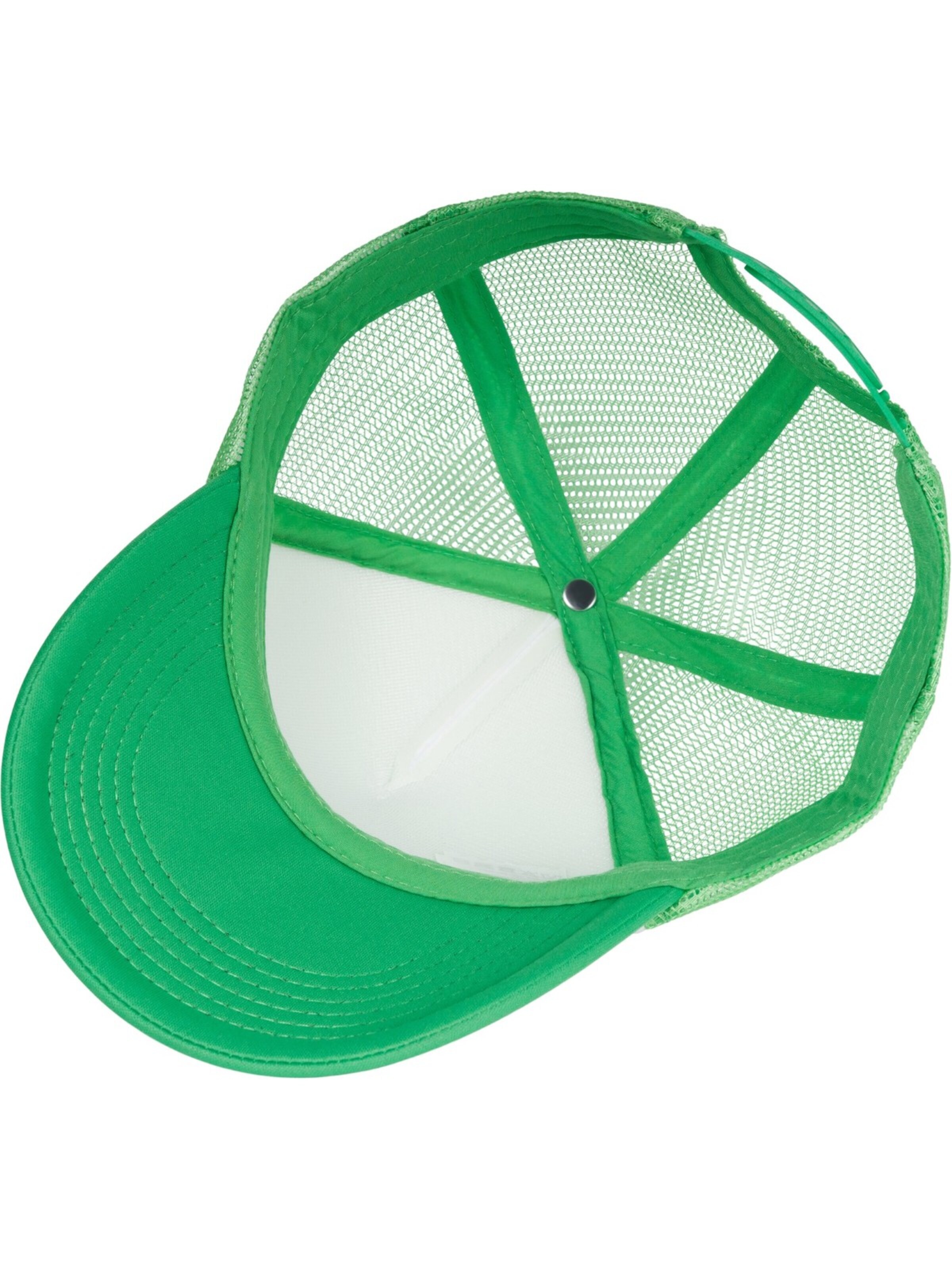 styleBREAKER Cap 'Trucker Cap 5-Panel Mesh' in Green