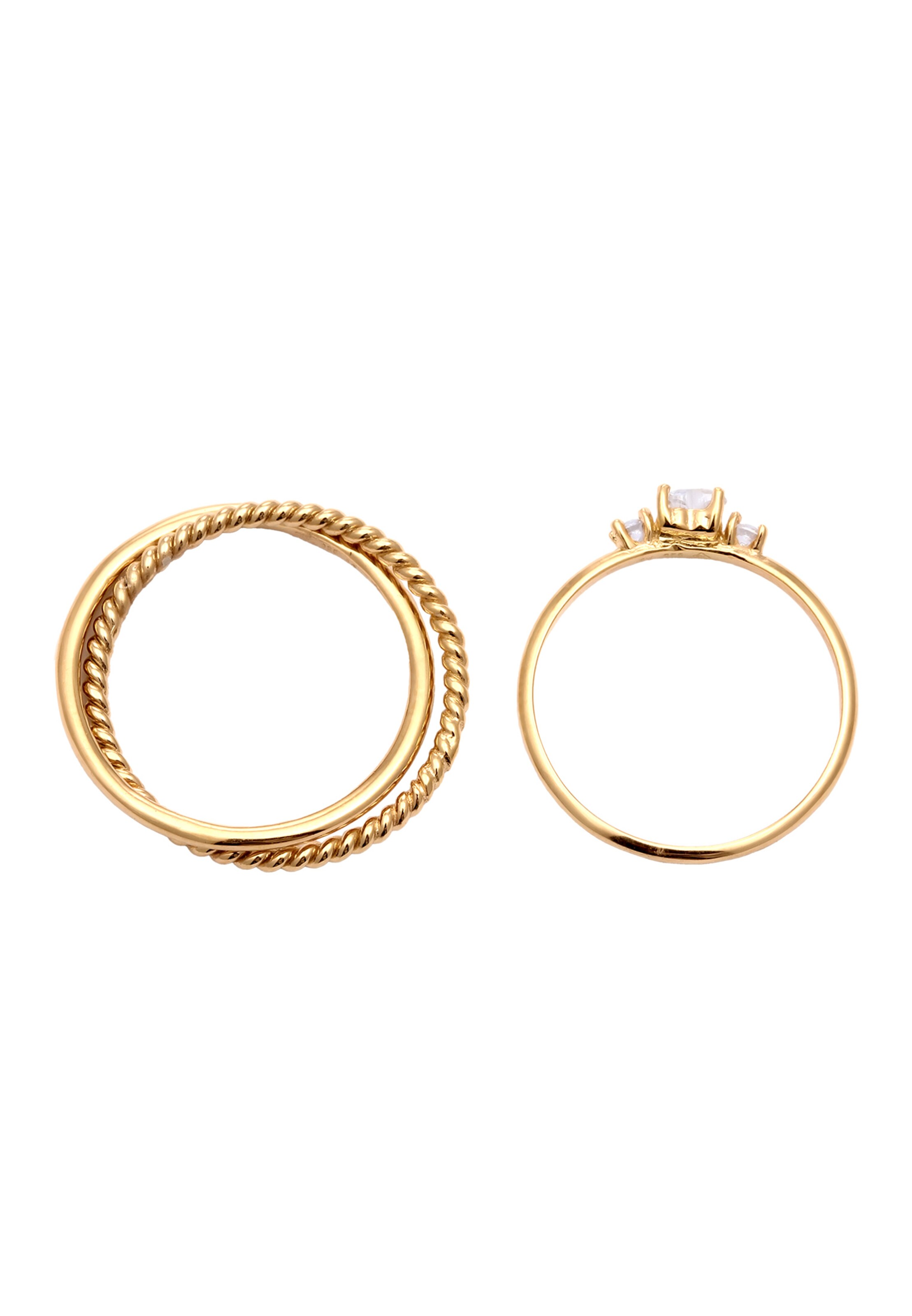 ELLI Ring in Gold: front