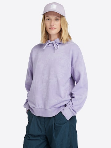 TIMBERLAND - Sweatshirt em roxo: frente