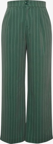 Wide Leg Pantalon à pince Studio Untold en vert : devant