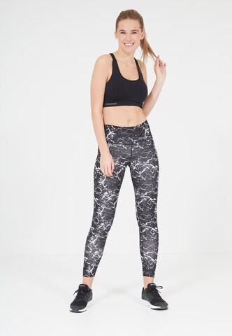 ENDURANCE Skinny Sportbroek 'Alec' in Zwart