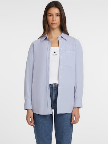 GUESS JEANS Blouse in Blue: front