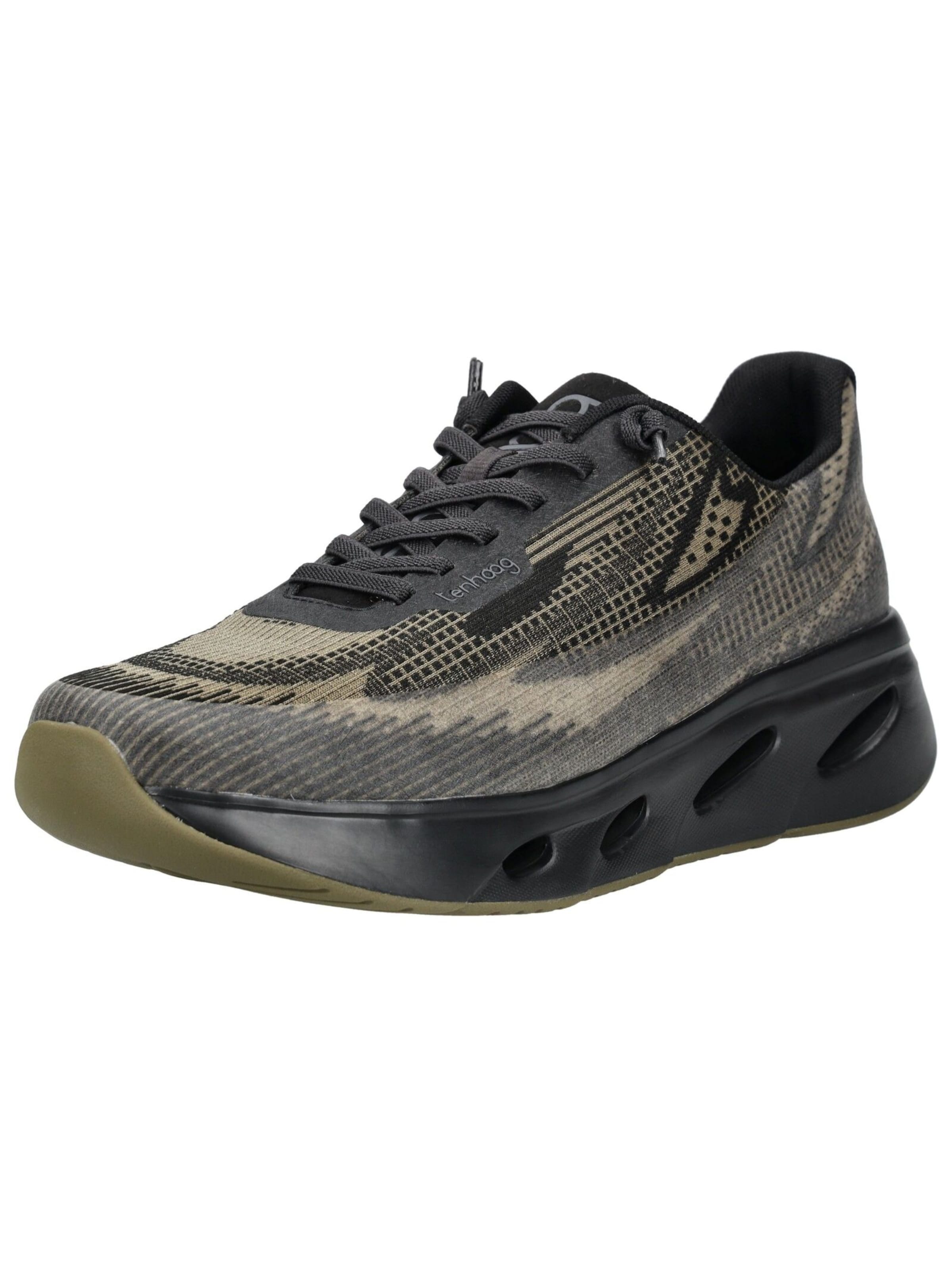 Tenhaag Platform trainers in Green: front