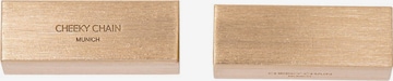 Accessoires pour chaussures 'Cube' Cheeky Chain Munich en or : devant