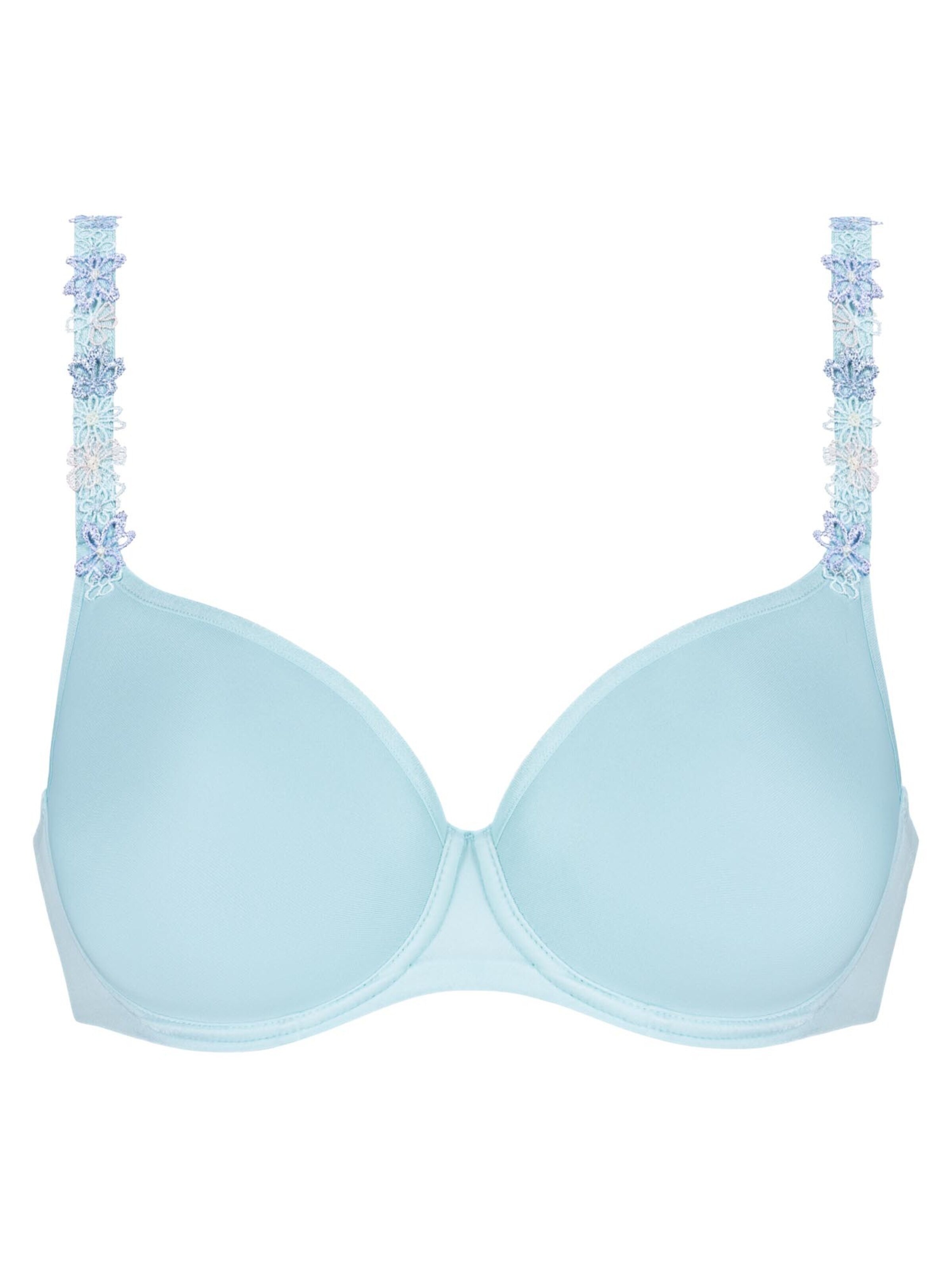 Mey T-Shirt BH 'Pretty Joan'‌‌ in Blau: Vorderseite