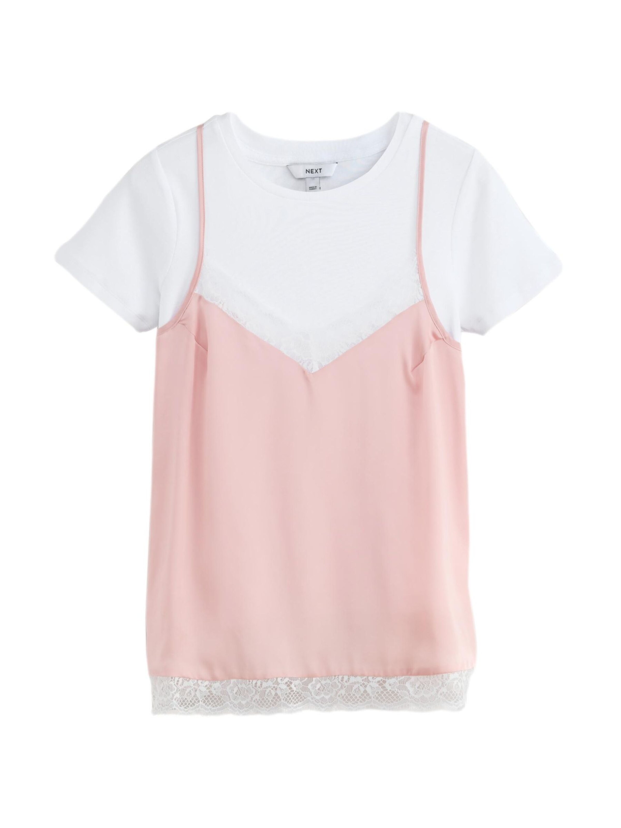 Next Shirt in Roze: voorkant