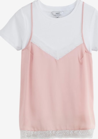 T-shirt Next en rose : devant