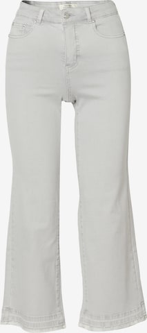 KOROSHI Flared Jeans in Grey: front