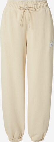 Jordan Tapered Trousers in Beige: front