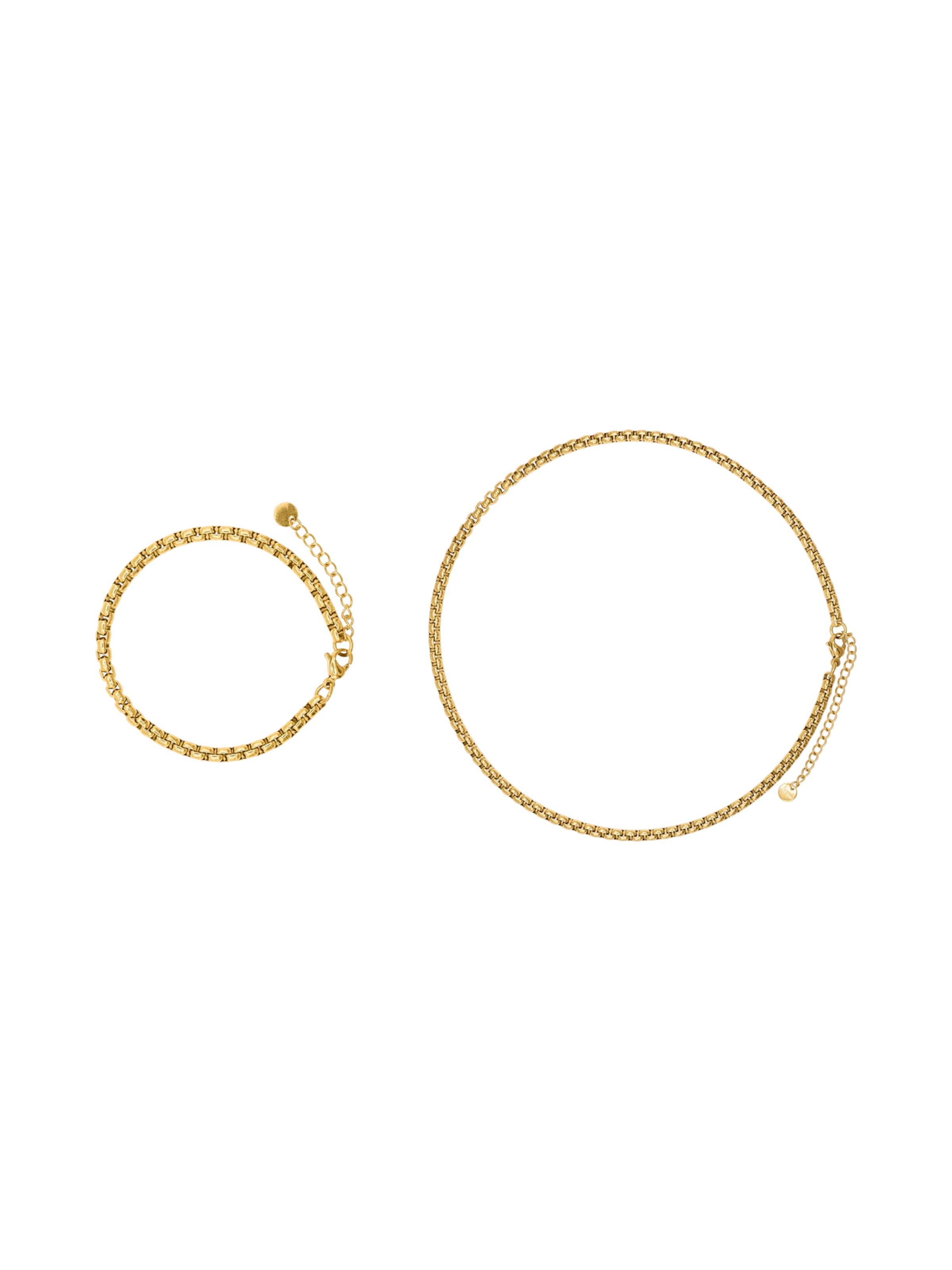 Parure de bijoux 'Aasele' Heideman en or : devant