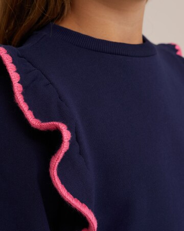 WE Fashion Sweatshirt in Blau