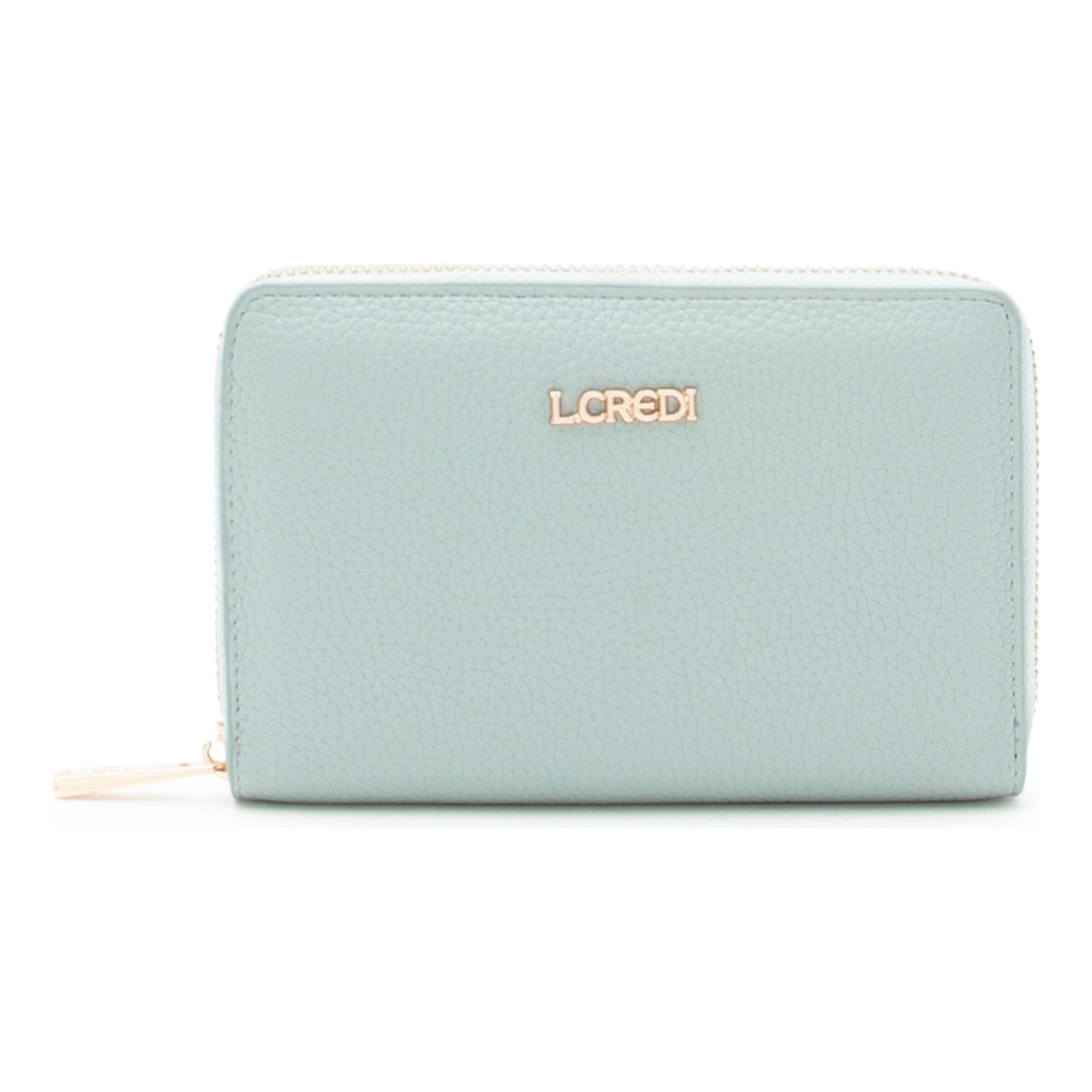 L.CREDI Wallet 'Perla' in Blue: front