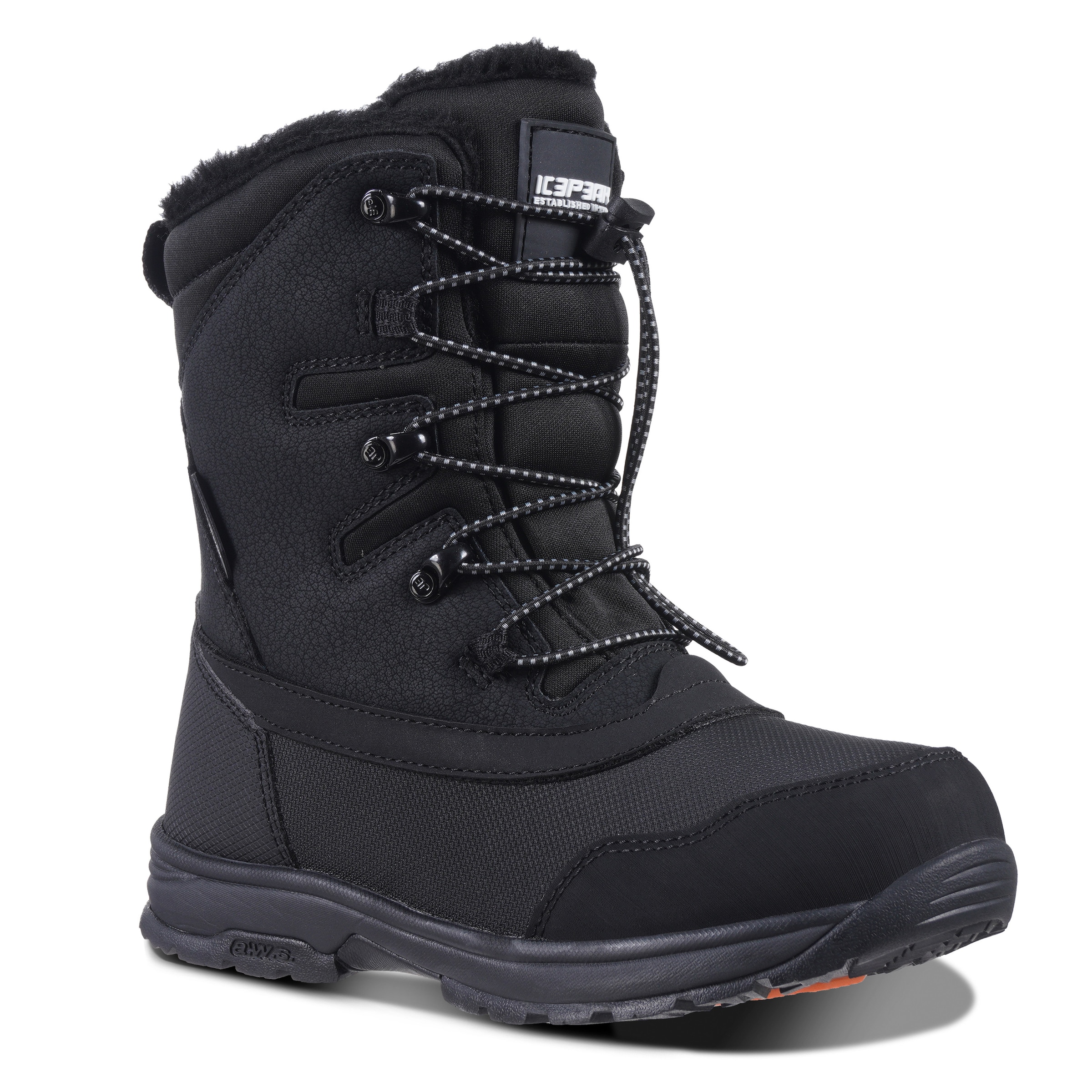 ICEPEAK Snow Boots 'Almont Jr' in Black: front