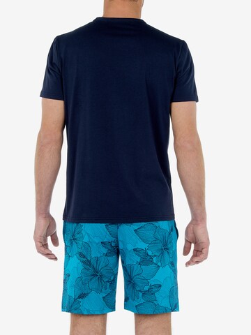 HOM Short Pajamas ' Fano ' in Blue