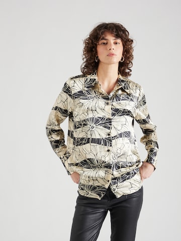 River Island - Blusa em bege: frente